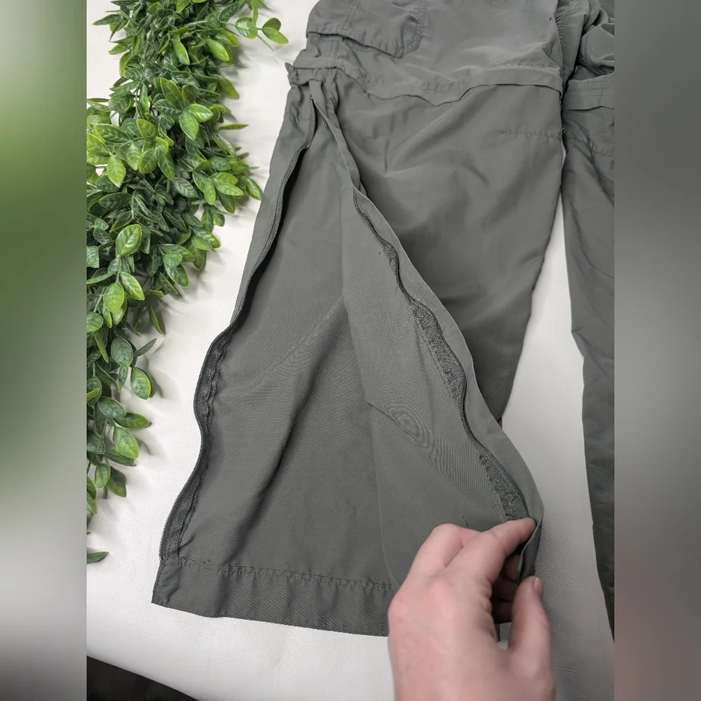 REI Convertible Pants Shorts Green Hiking Outdoor Size XL 30L